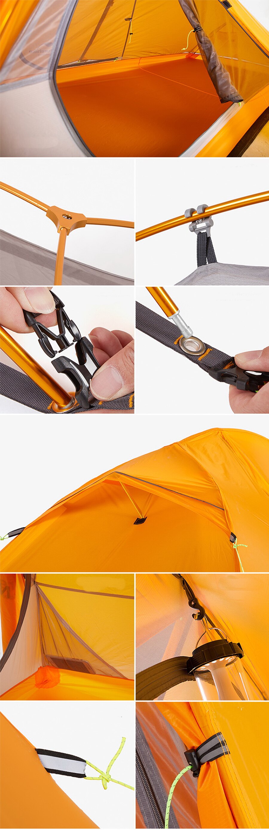 Cheap Goat Tents  1Person Camping Tent Ultralight Cycling Backpacking Tent Double Layer Fishing Beach Tent Outdoor Travel Hiking Tent   
